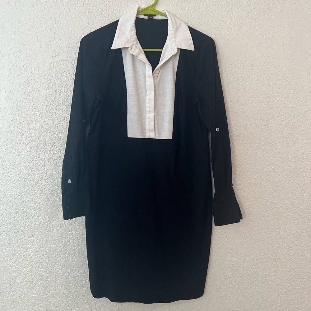 Ann Taylor Black and White Dress